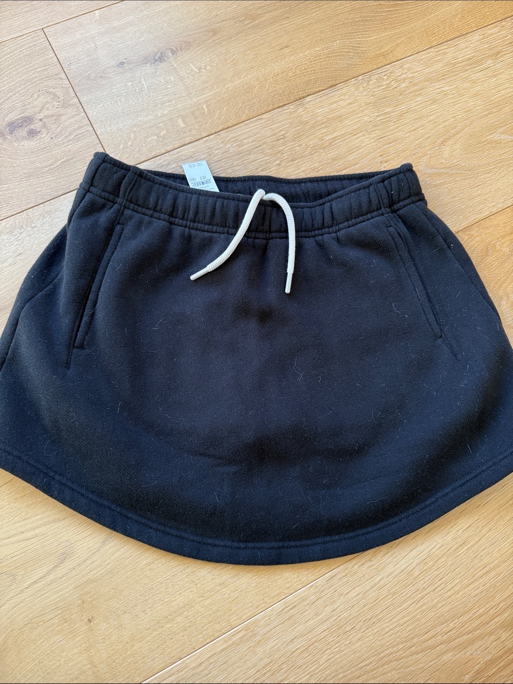 aerie Black Mini Skort with Drawstring